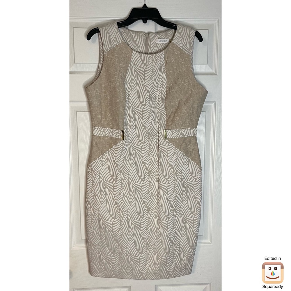 Calvin Klein Sleeveless Sheath Dress - Picture 3 of 5